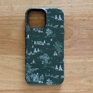 Green Patterned Phone Case